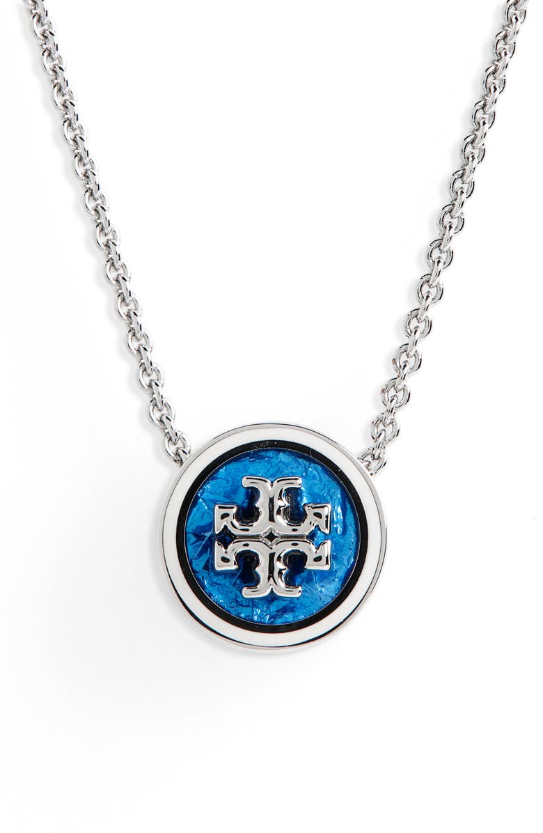 Tory Burch Kira Pendant Necklace, Main, color,