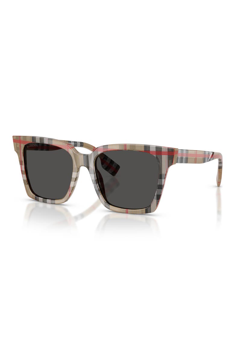53mm Square Sunglasses, Alternate, color, VINTAGE CHECK/ DARK GREY