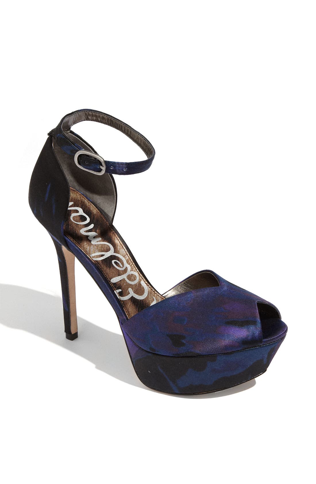 'Marina' Pump, Main, color, MIDNIGHT BLUE SILK