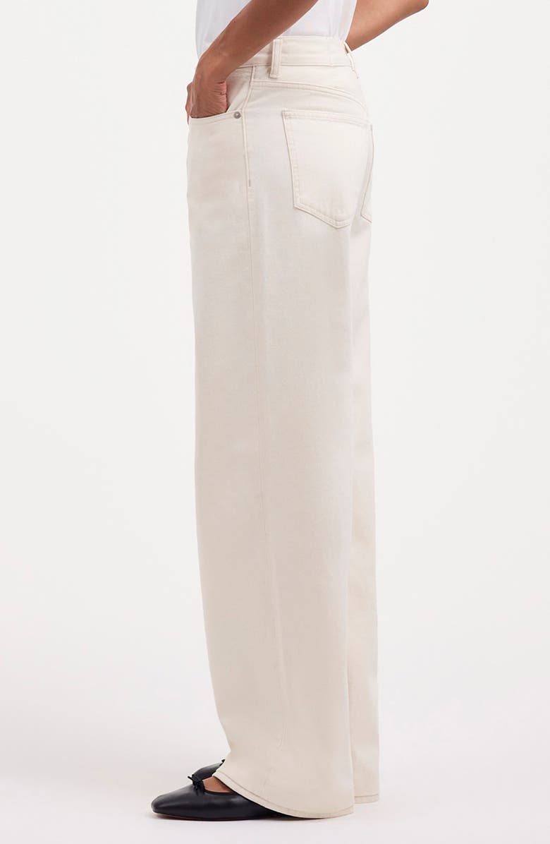Madewell Low Slung Baggy Jeans, Alternate, color, Vintage Ivory