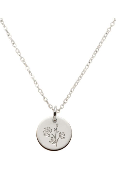November Birth Flower Necklace