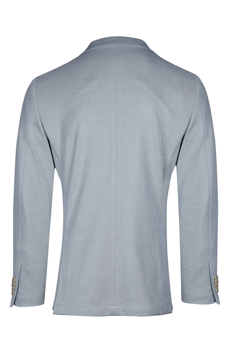 SAVILE ROW CO Green Knit Blazer, Alternate, color, Green