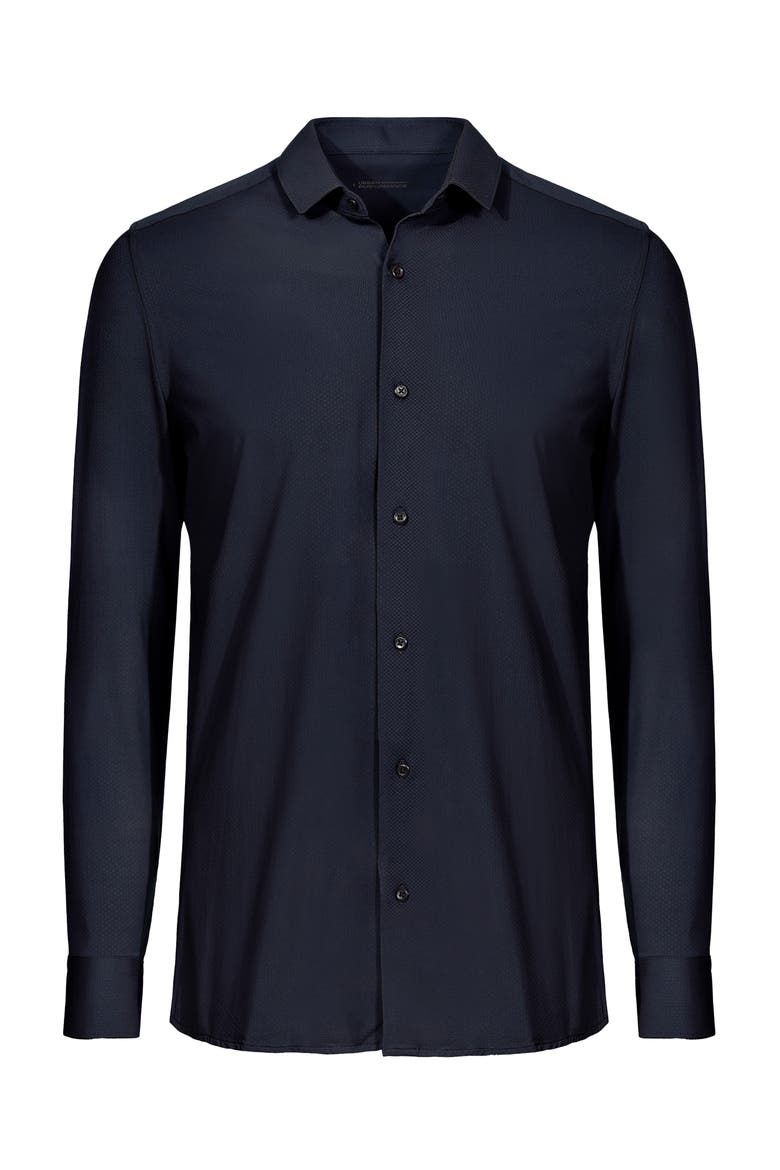 Long Sleeve Everyday Tech Shirt, Alternate, color, Navy