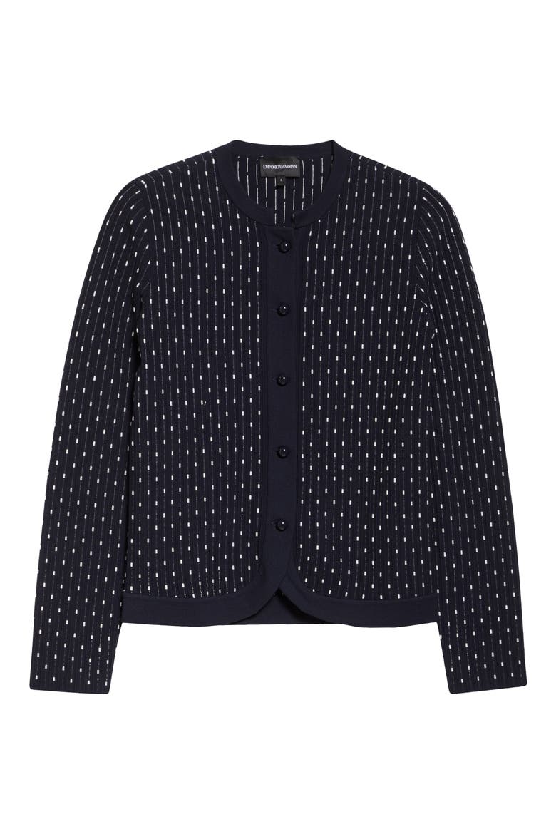 Polka Dot Cardigan, Alternate, color, FANCY BLUE