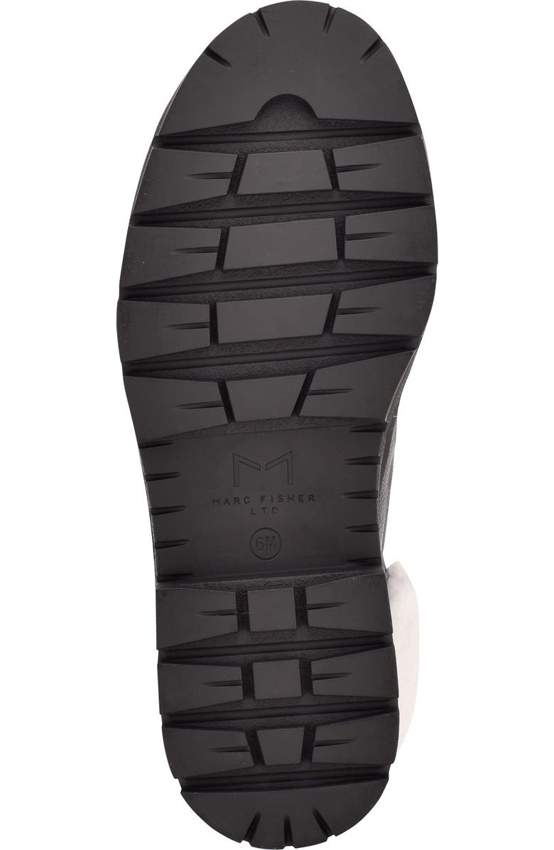 Marc Fisher LTD Cade Genuine Shearling Cuff Lace-Up Boot, Alternate, color,