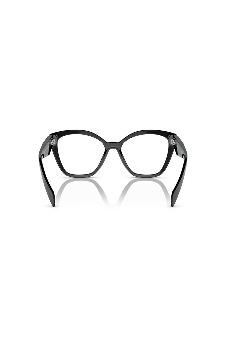 Prada 54mm Irregular optical glasses, Alternate, color, Black