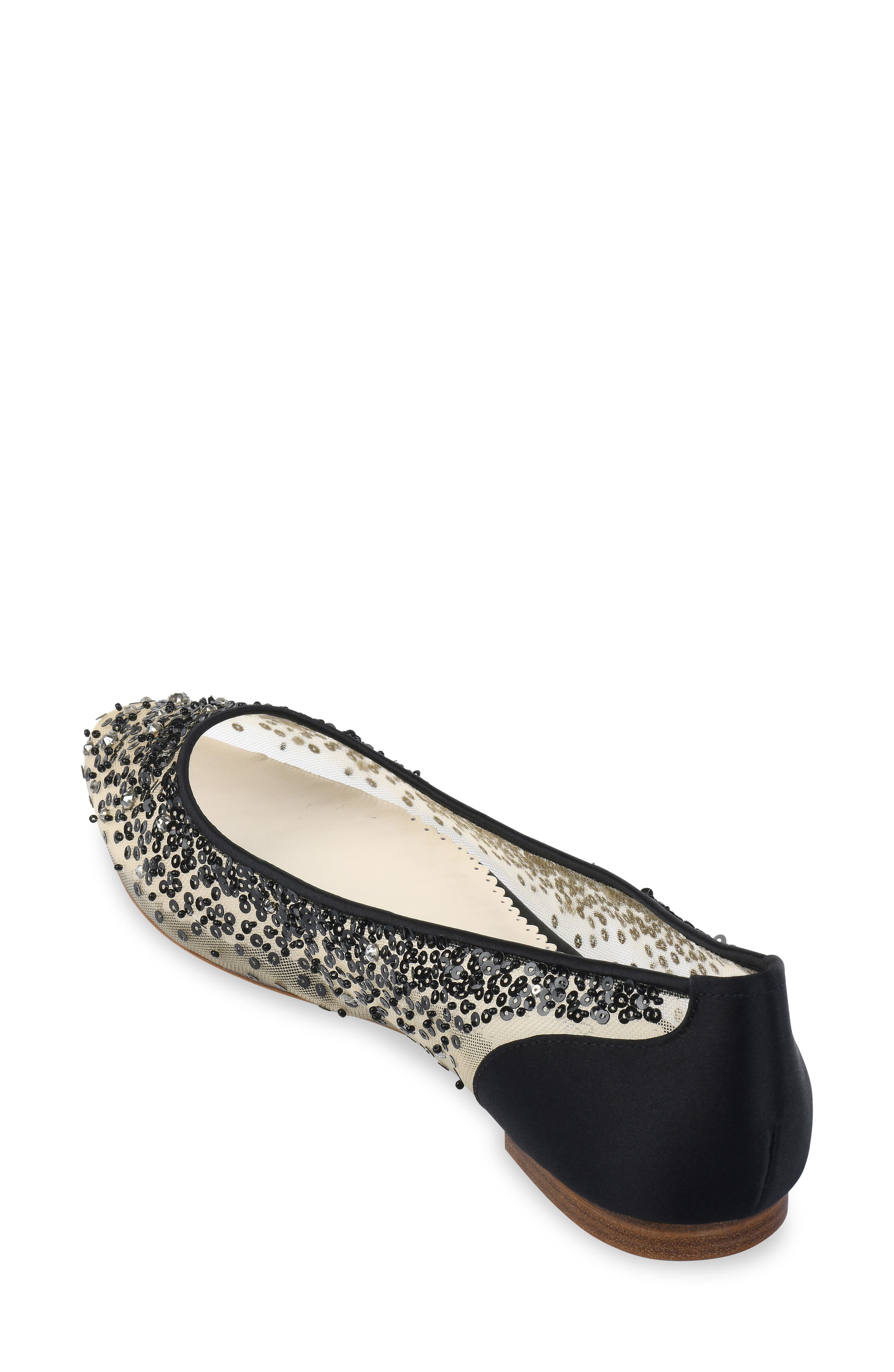 Bella Belle Ariel Sequin Flat, Alternate, color, 
