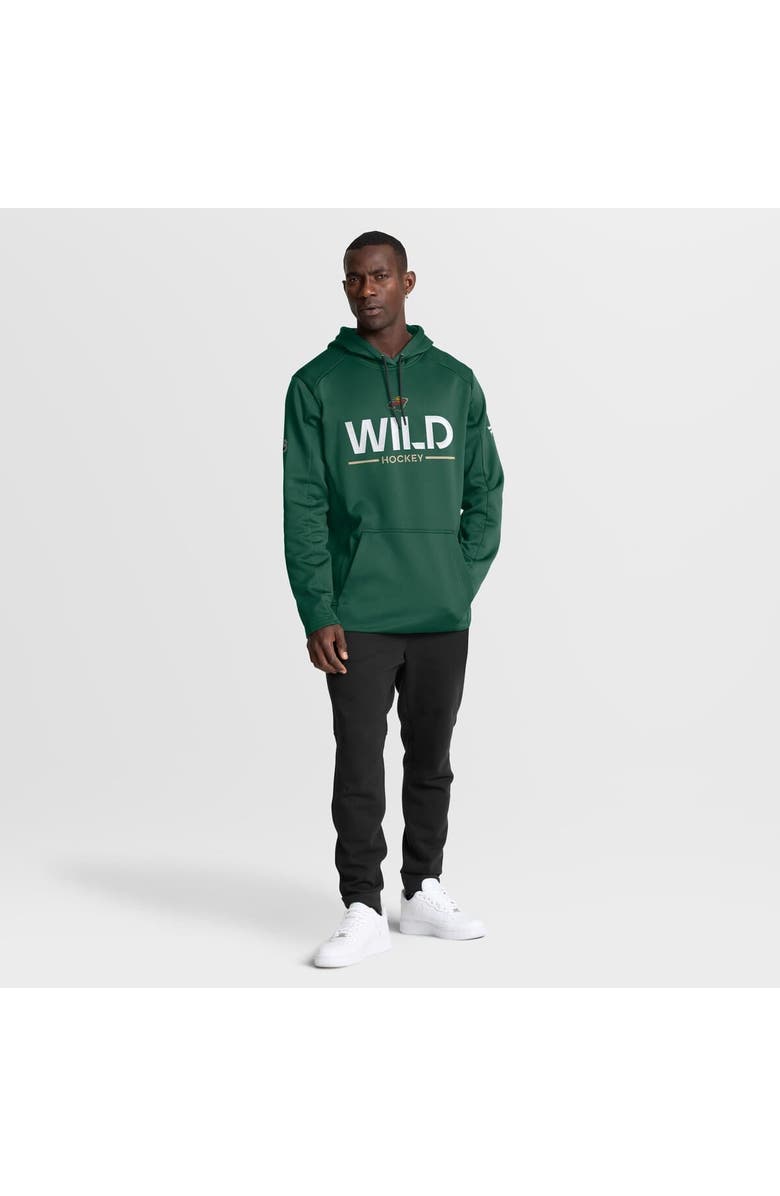 FANATICS Men
s Fanatics Green Minnesota Wild Authentic Pro Rink Hoodie, Alternate, color, Green