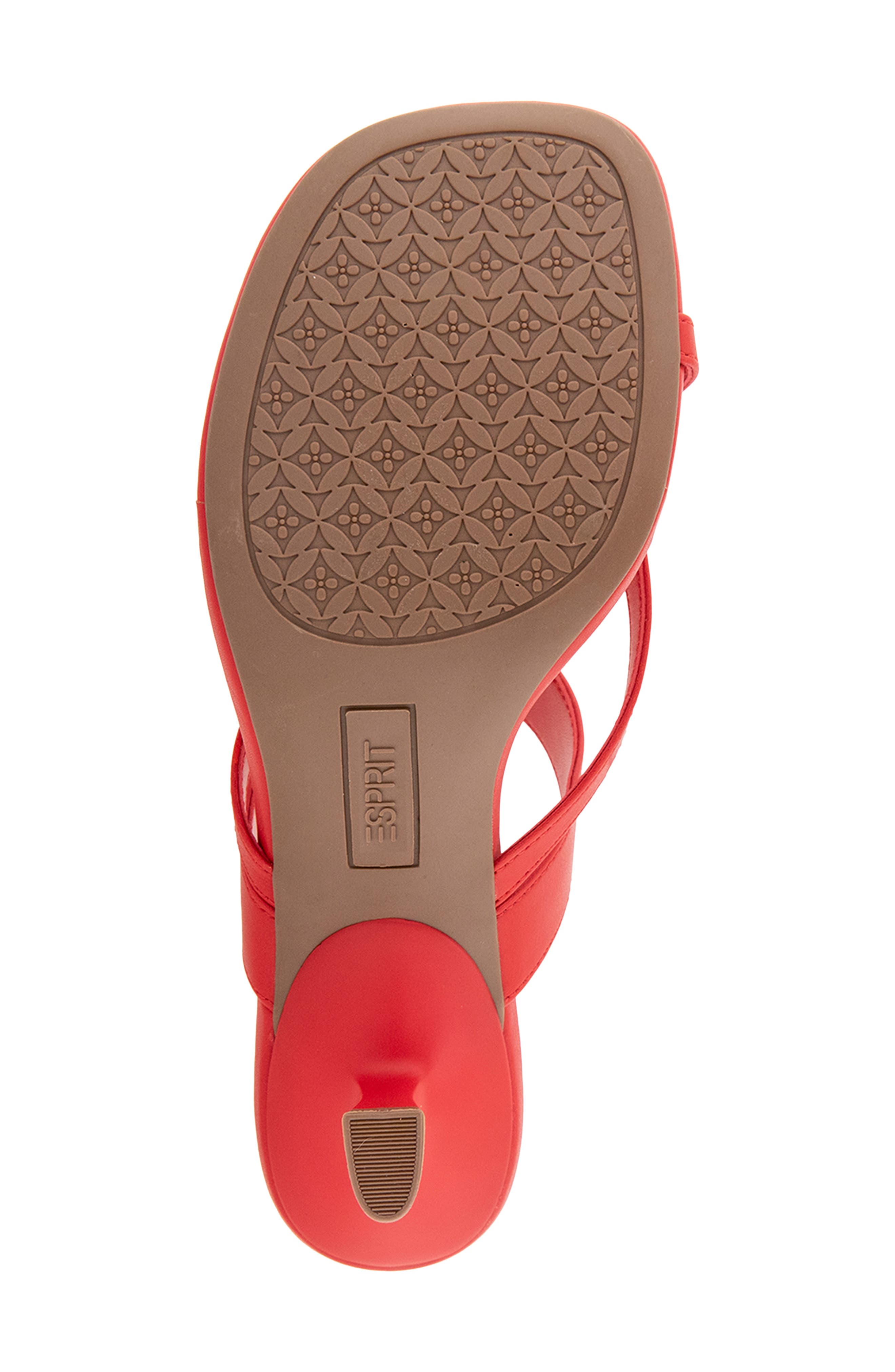 Elian Toe Loop Sandal, Alternate, color, RED PU