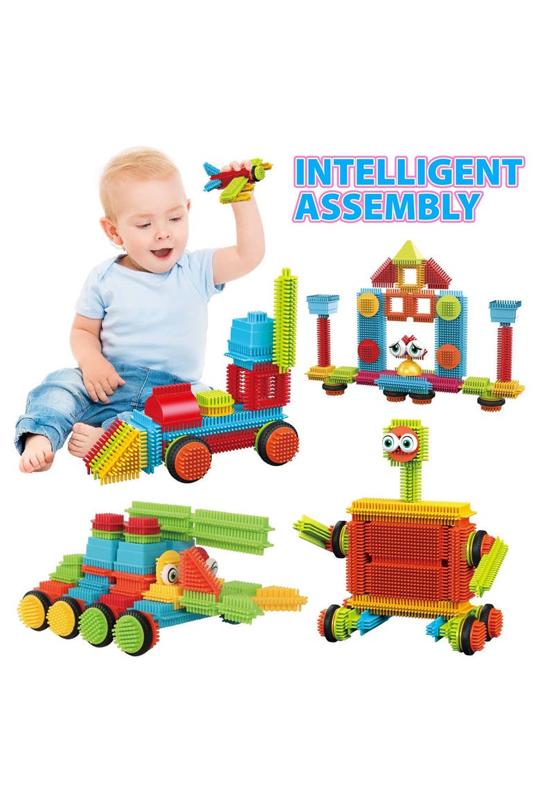 Building Block Set, Alternate, color, Multi Colour