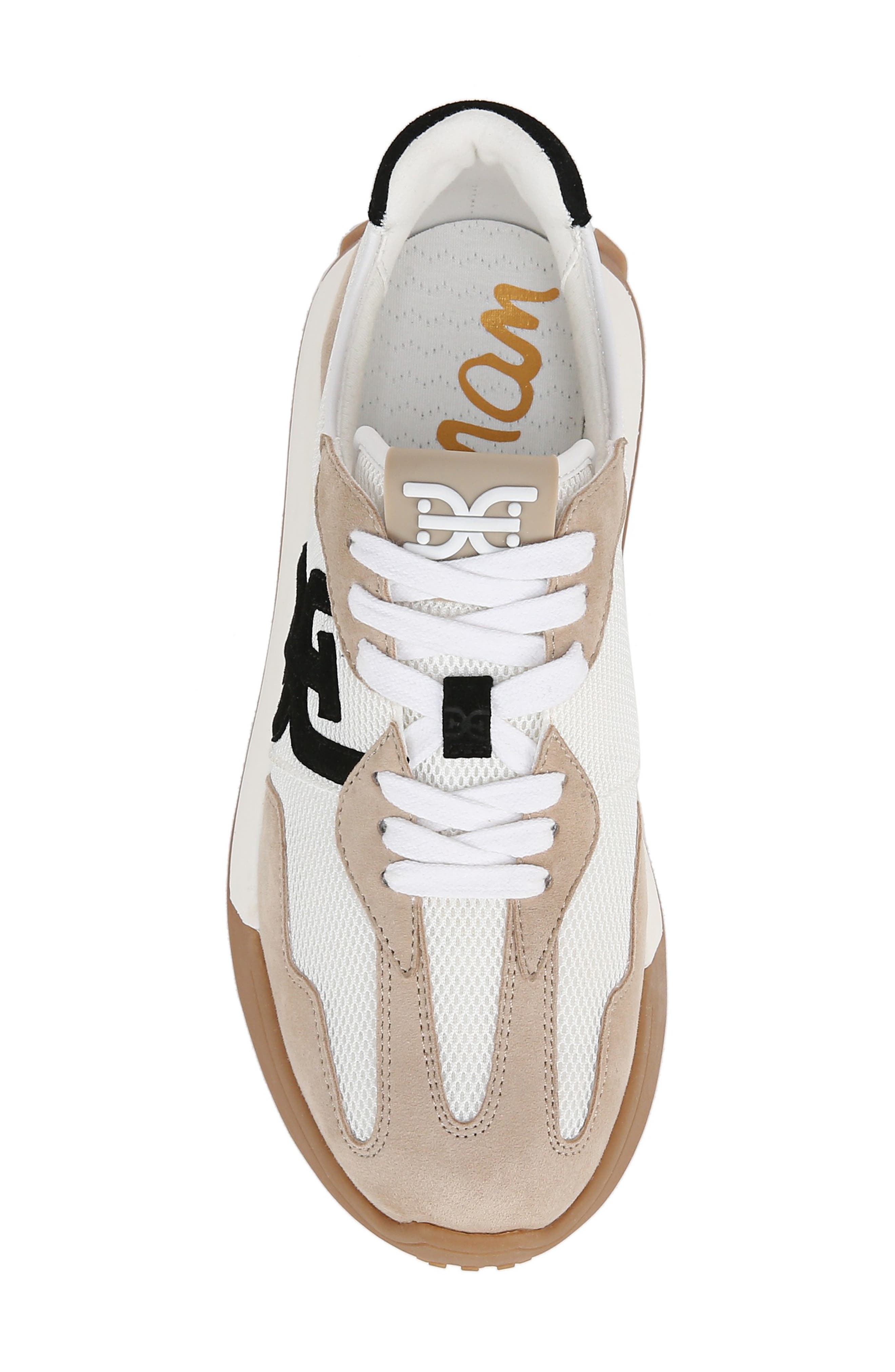Langley Sneaker, Alternate, color, WHITE/TAN/BLACK