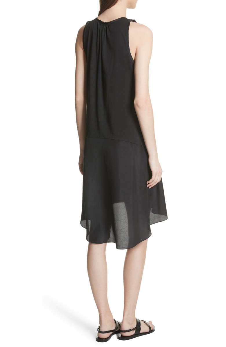 Theory Plume Jersey Scoop Neck Swing Dress, Alternate, color, 