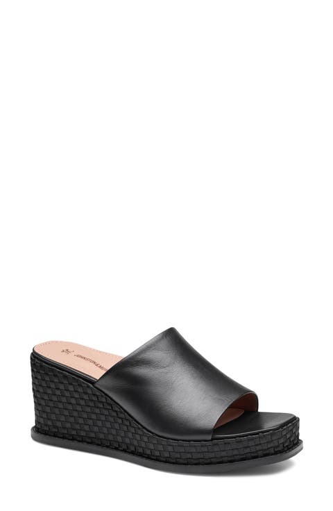 Mallory Platform Wedge Slide Sandal (Women)