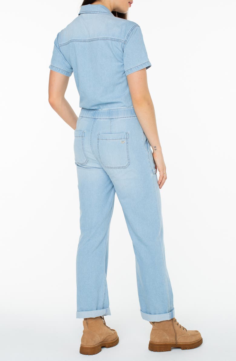 Roxy Servo Denim Jumpsuit, Alternate, color, Paradise Blue