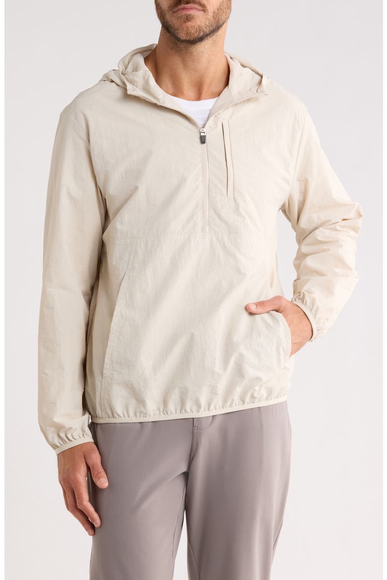 Course Water Resistant Anorak, Main, color, GREY MOONBEAM