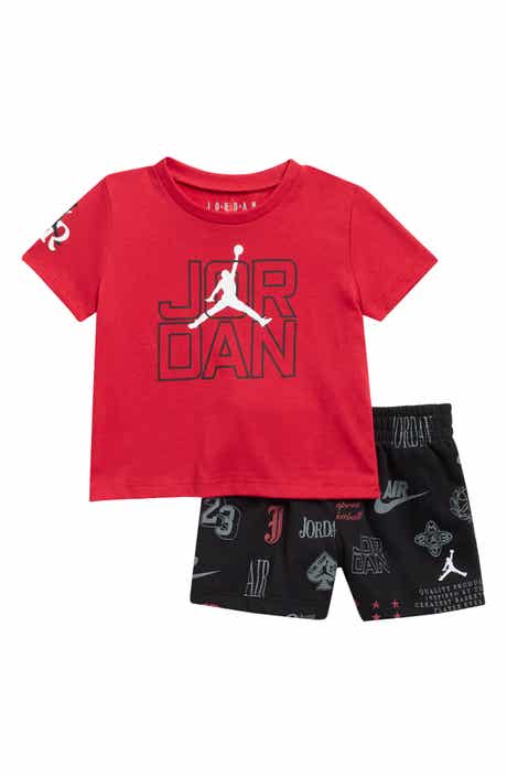 Jordan Rookie Season Graphic T-Shirt & Shorts Set