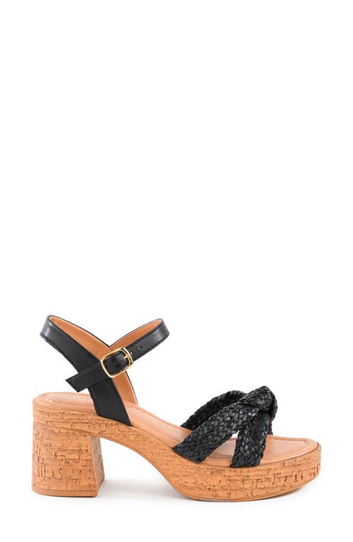 Seychelles Musical Platform Heeled Sandals In Black