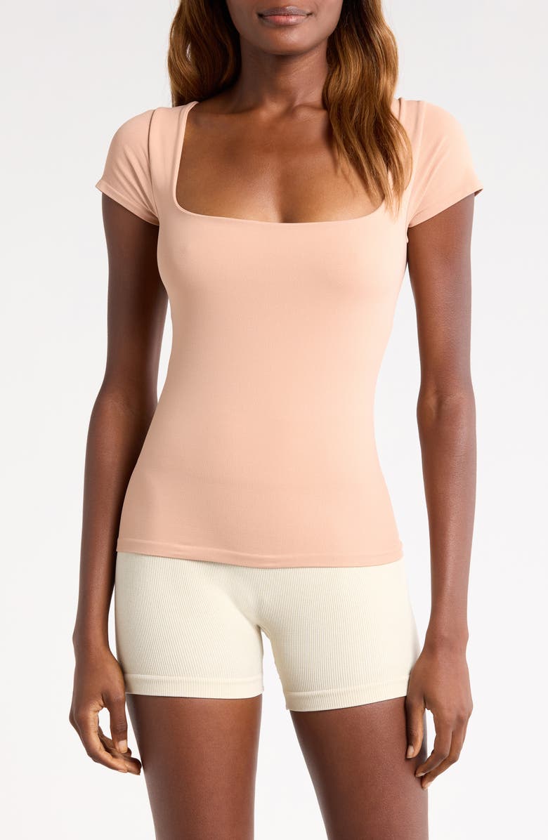 Free People Clean Lines Baby T-Shirt, Main, color, Tuscany