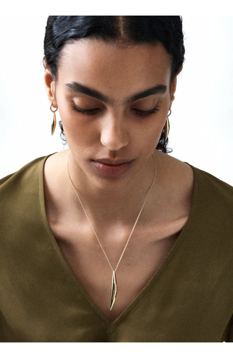 Otiumberg 14kt Gold Cinder Necklace, Alternate, color, Yellow Toned Gold