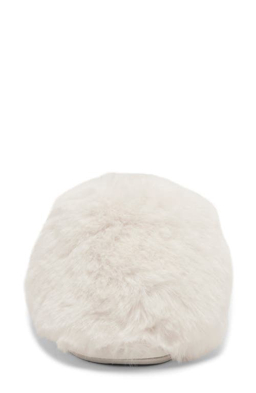 Free People Snowball Faux Fur Slipper In White