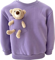Lola + The Boys Teddy Buddy Bear Crewneck