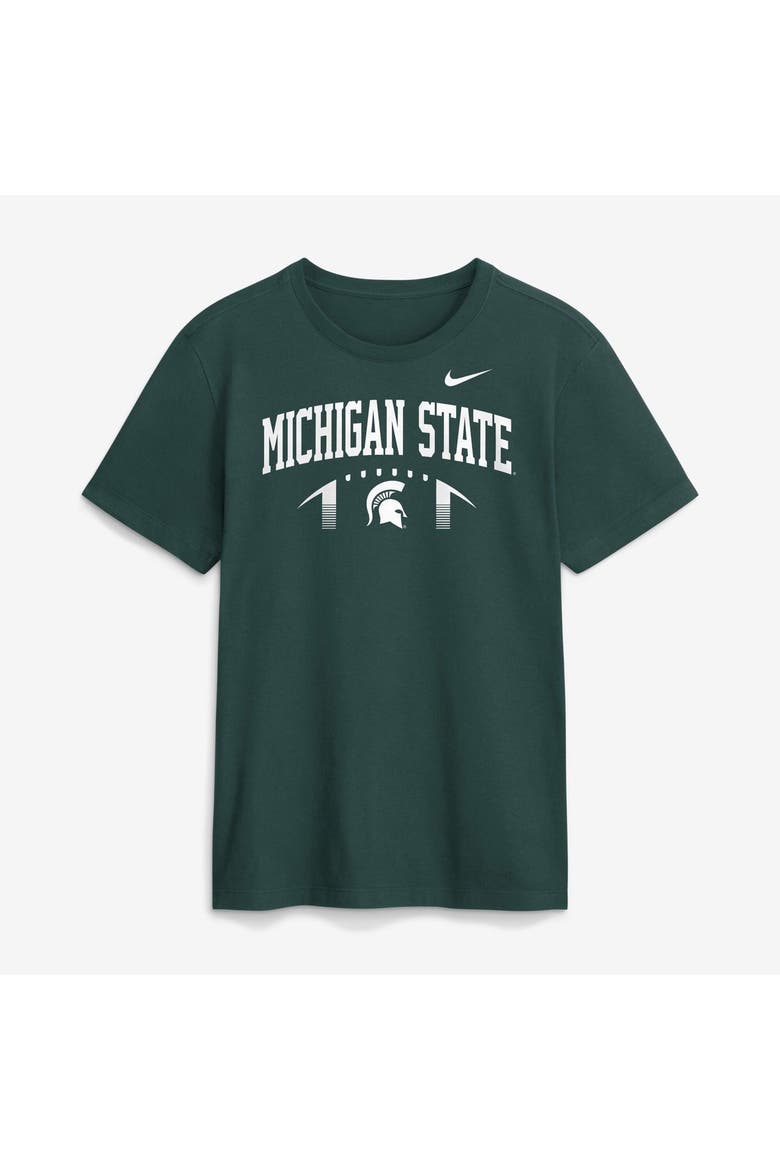 Men's Nike  Green Michigan State Spartans Primetime Football Icon T-Shirt, Main, color, Green