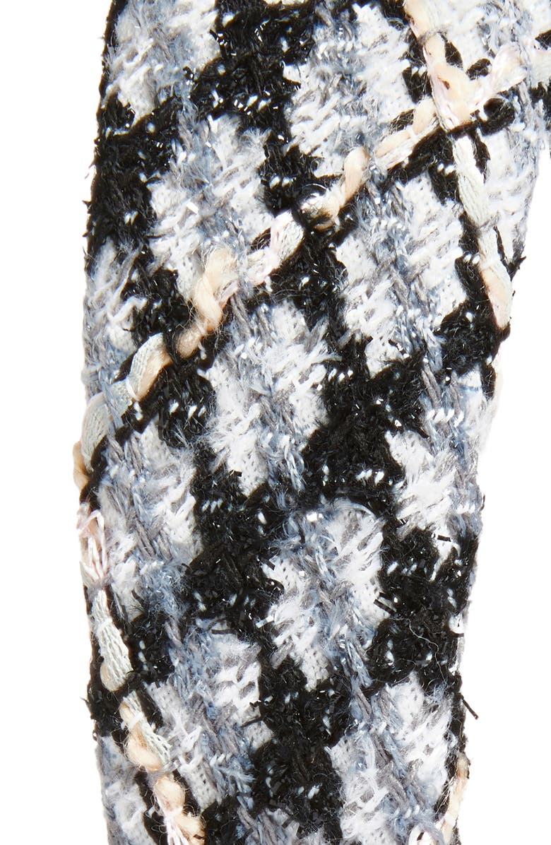 Tasha Padded Metallic Tweed Headband, Alternate, color, Dark Blue