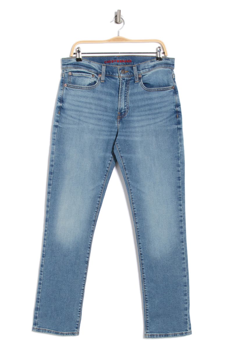 Lucky Brand 121 Slim Straight Jeans, Alternate, color, Gilman Wash