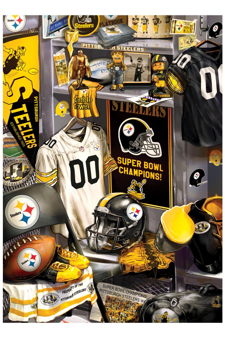 Pittsburgh Steelers Locker 500pc Puzzle, Alternate, color, Multicolor