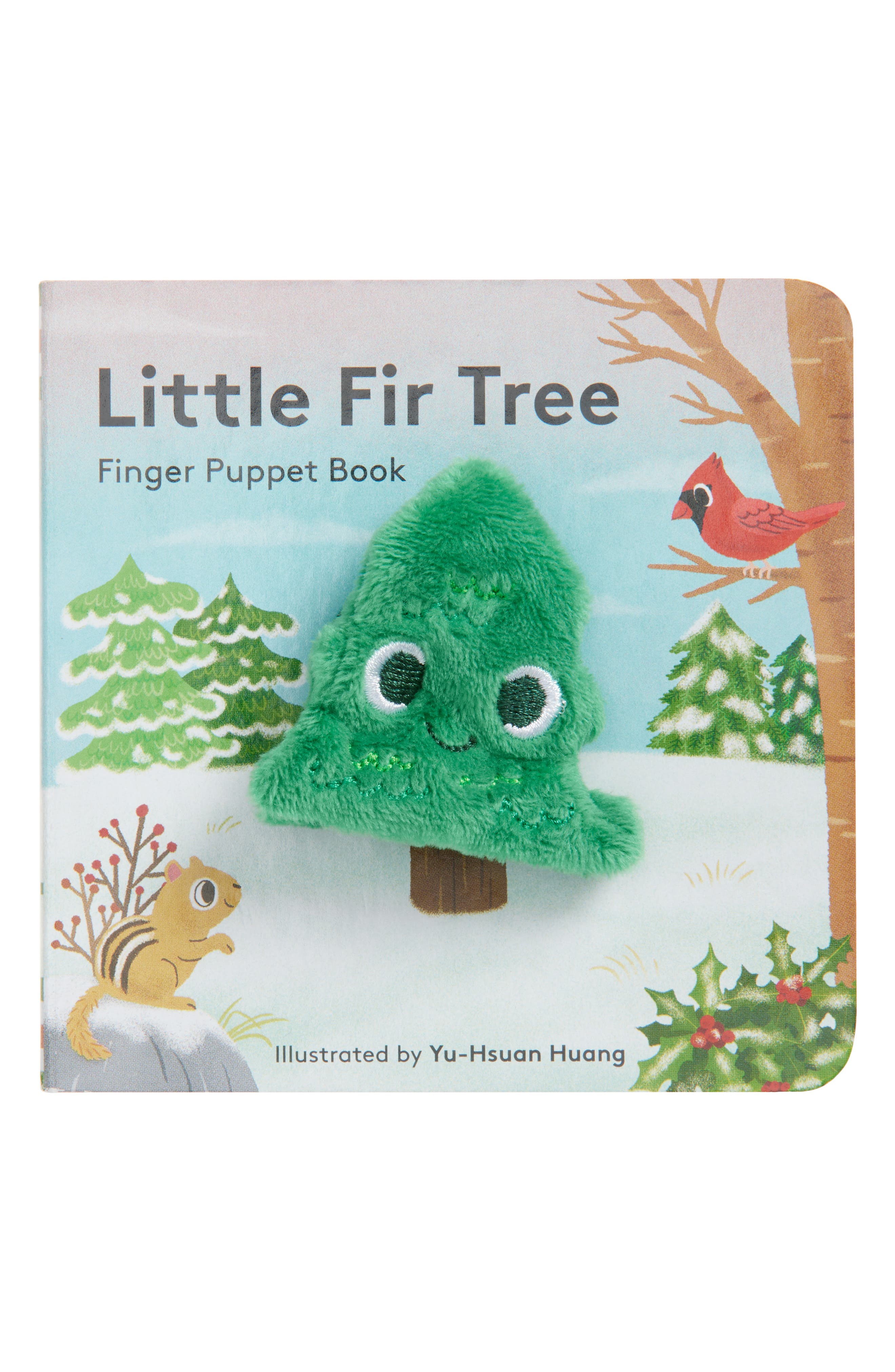 Chronicle Books 'Little Fir Tree: Finger Puppet' Board Book with Plush ...