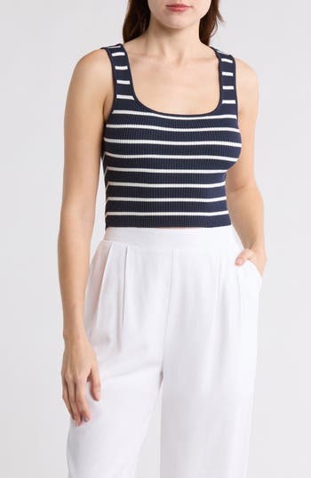 BLU PEPPER BLU PEPPER STRIPE KNIT TANK