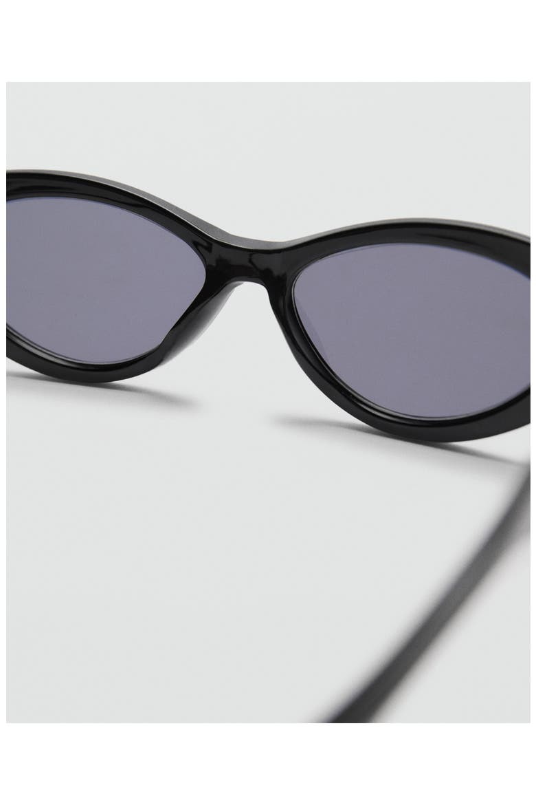 Oval Sunglasses, Alternate, color, BLACK