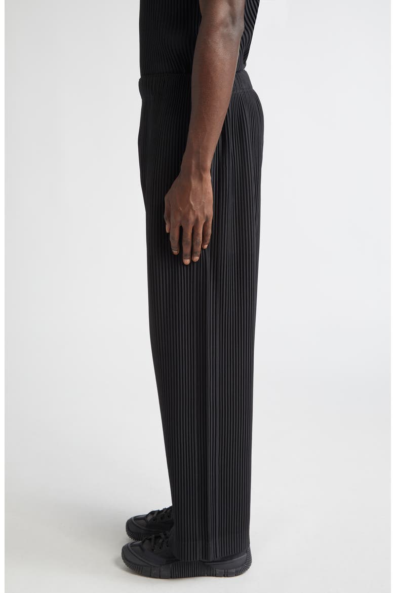 Monthly Colors October Pleated Pants, Alternate, color, BLACK