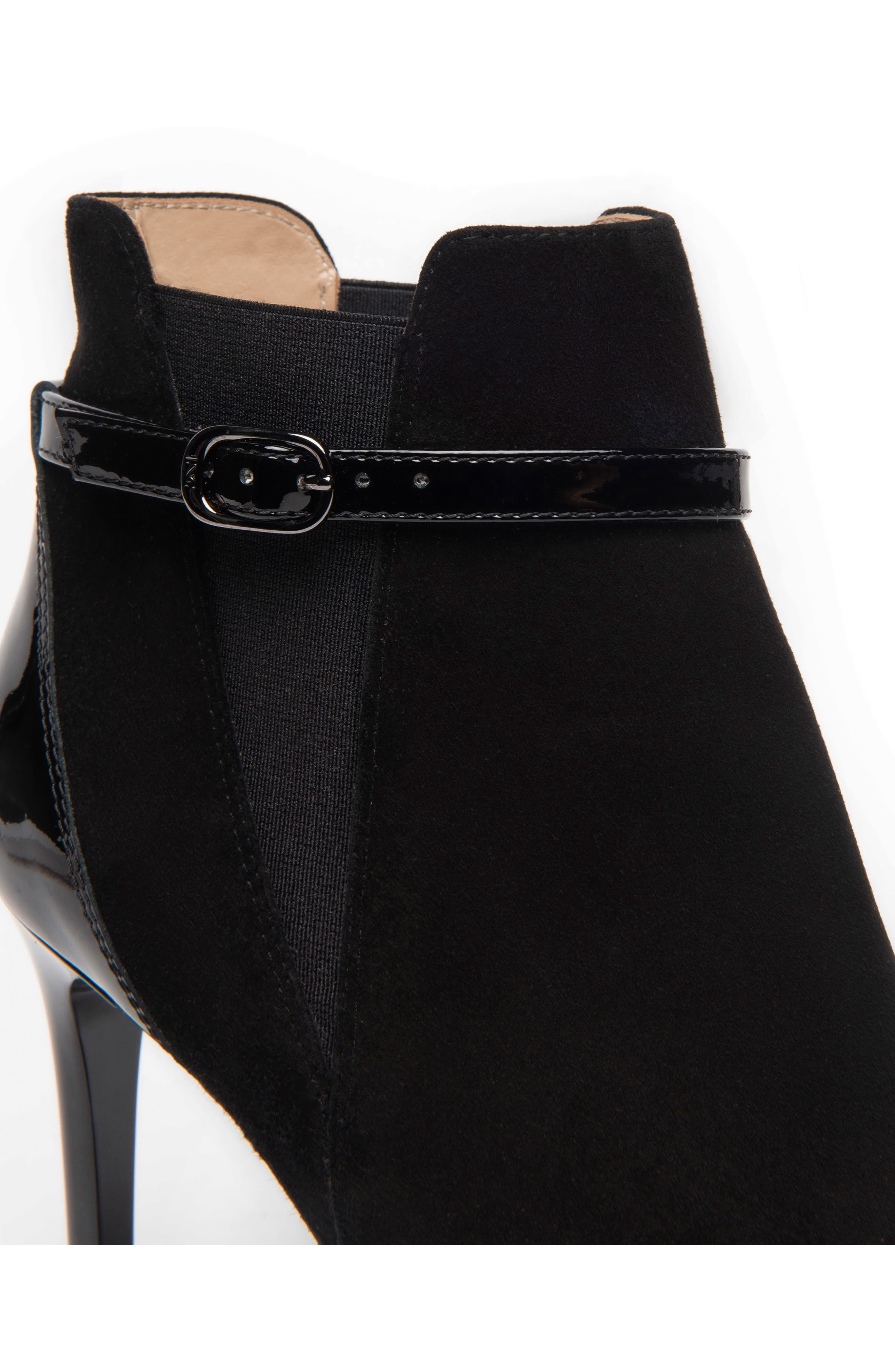 NeroGiardini Pointed Toe Buckle Bootie, Alternate, color, 