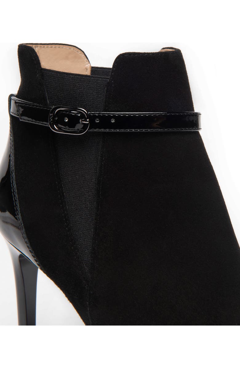 NeroGiardini Pointed Toe Buckle Bootie, Alternate, color,