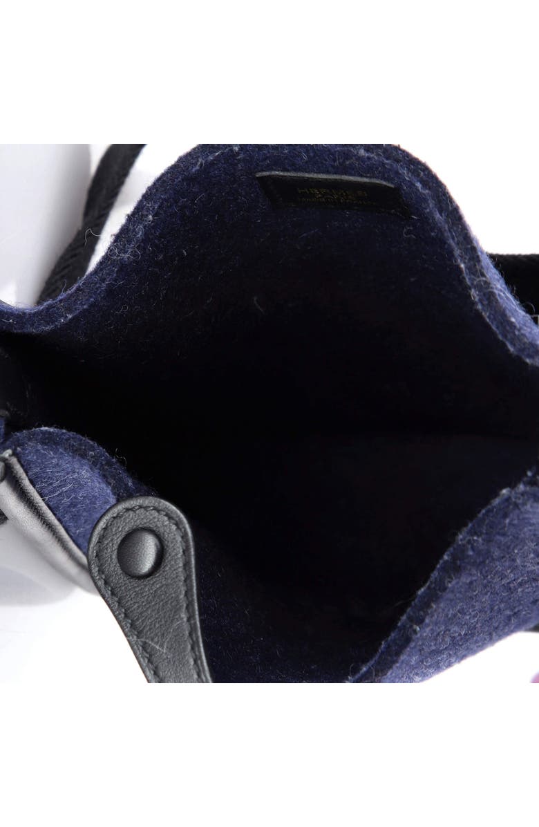 Pre-Owned Hermes Evelyne Bag Gen III Felt TPM, Alternate, color, Bleu Nuit
