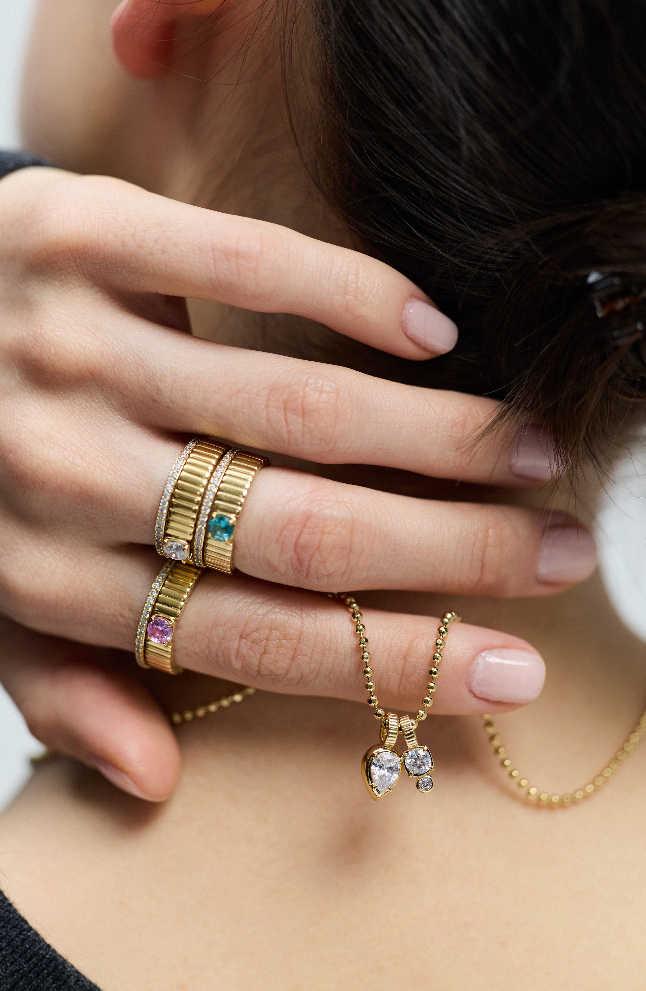 Женские брелоки Nadri Delancy Charm Necklace — фото 2