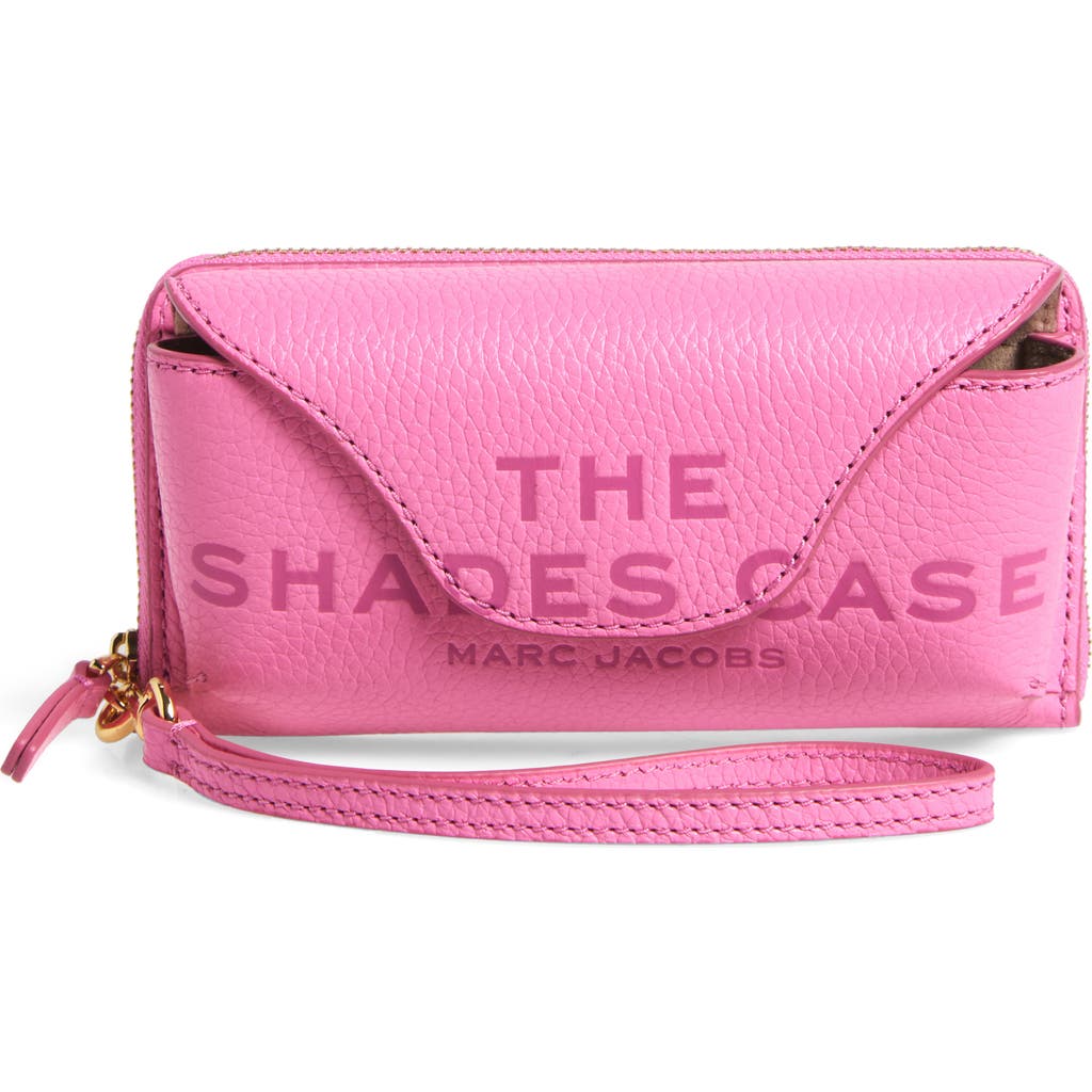 Shop Marc Jacobs The Shades Leather Sunglasses Wristlet