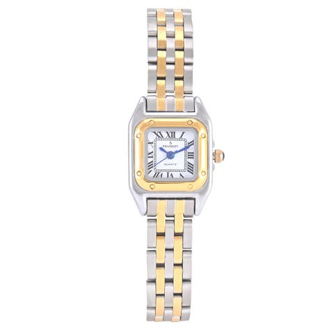 Sleek Panther Square Bracelet Watch- 20x22MM