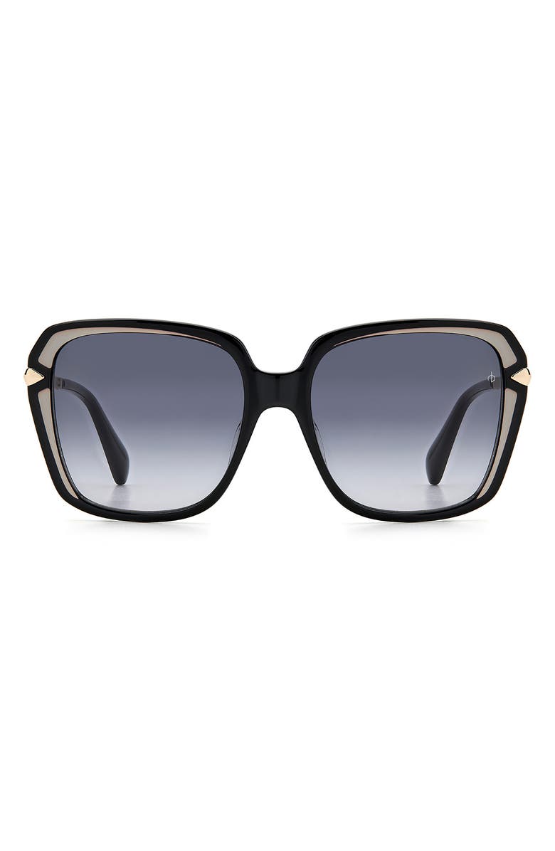 rag & bone 57mm Square Sunglasses, Main, color, 
