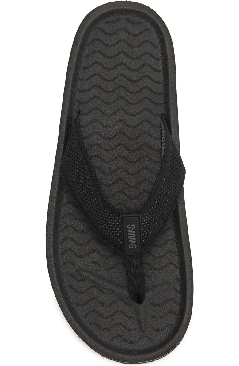 Swims Napoli Flip Flop, Alternate, color, Black/ Charcoal