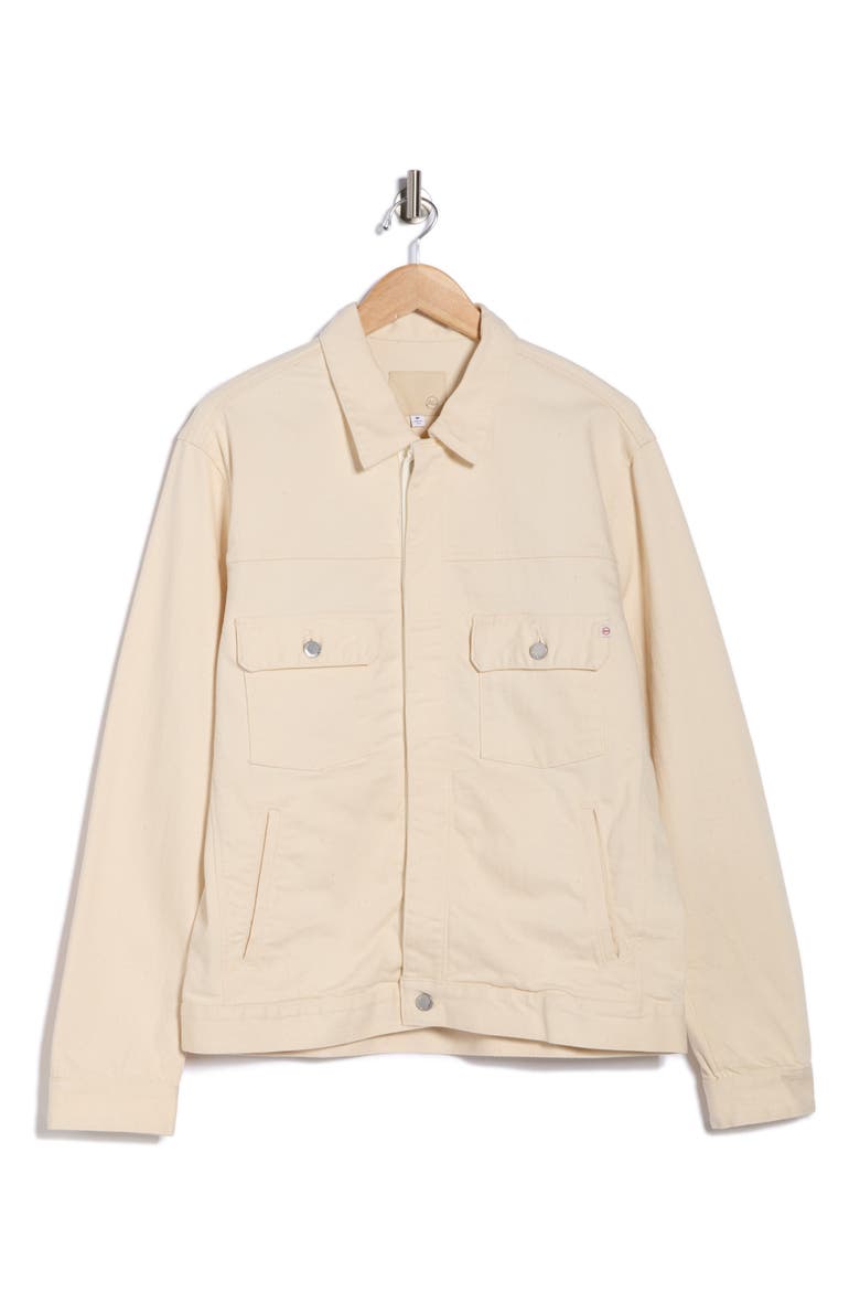 Sid Work Trucker Jacket, Alternate, color, ECRU DUNES