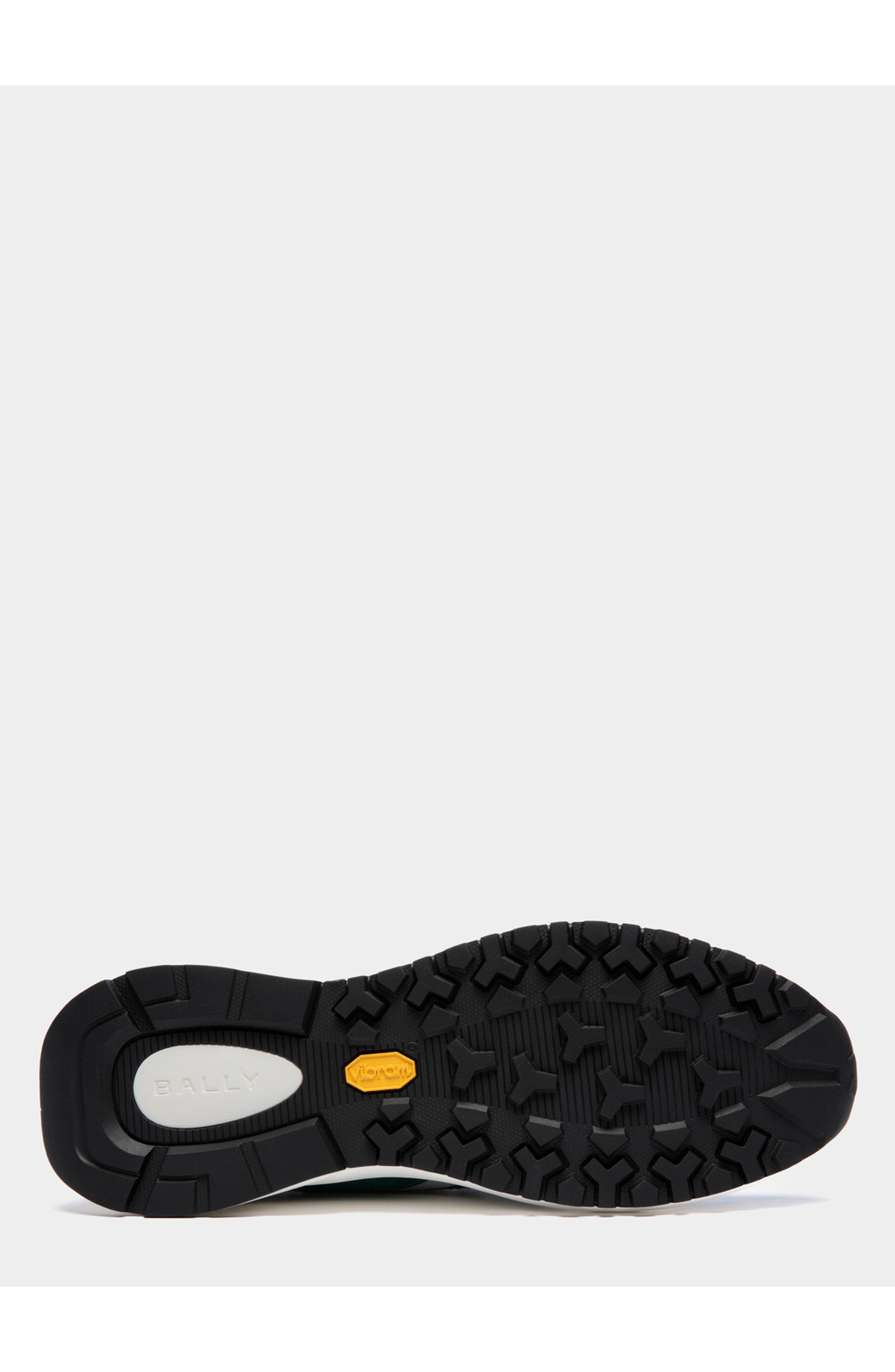 Bally Outline Sneaker in Nylon, Alternate, color, Black