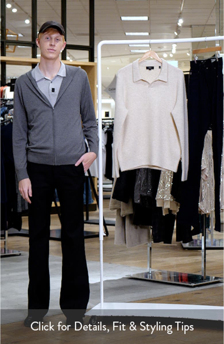 Thermal Knit Boiled Cashmere Sweater, sales video thumbnail