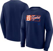 FANATICS Men's Fanatics Navy Detroit Tigers Focus Fleece Pullover Sweatshirt