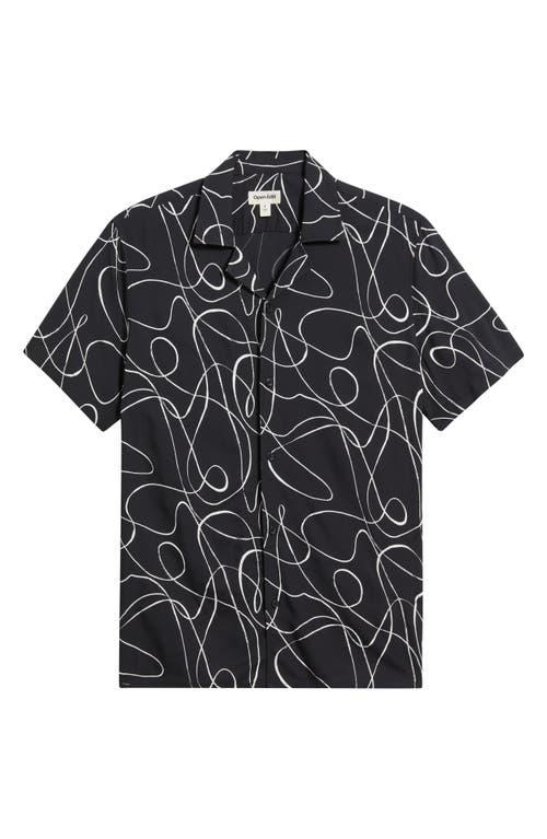 Open Edit Linework Print Camp Shirt