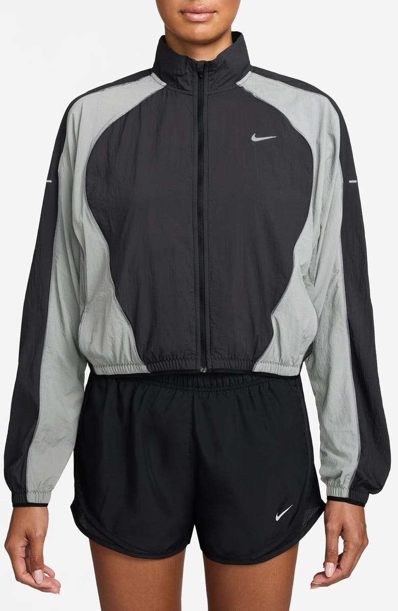 Nike Swift UV Repel Running Jacket, Main, color, Black/ Iron Grey