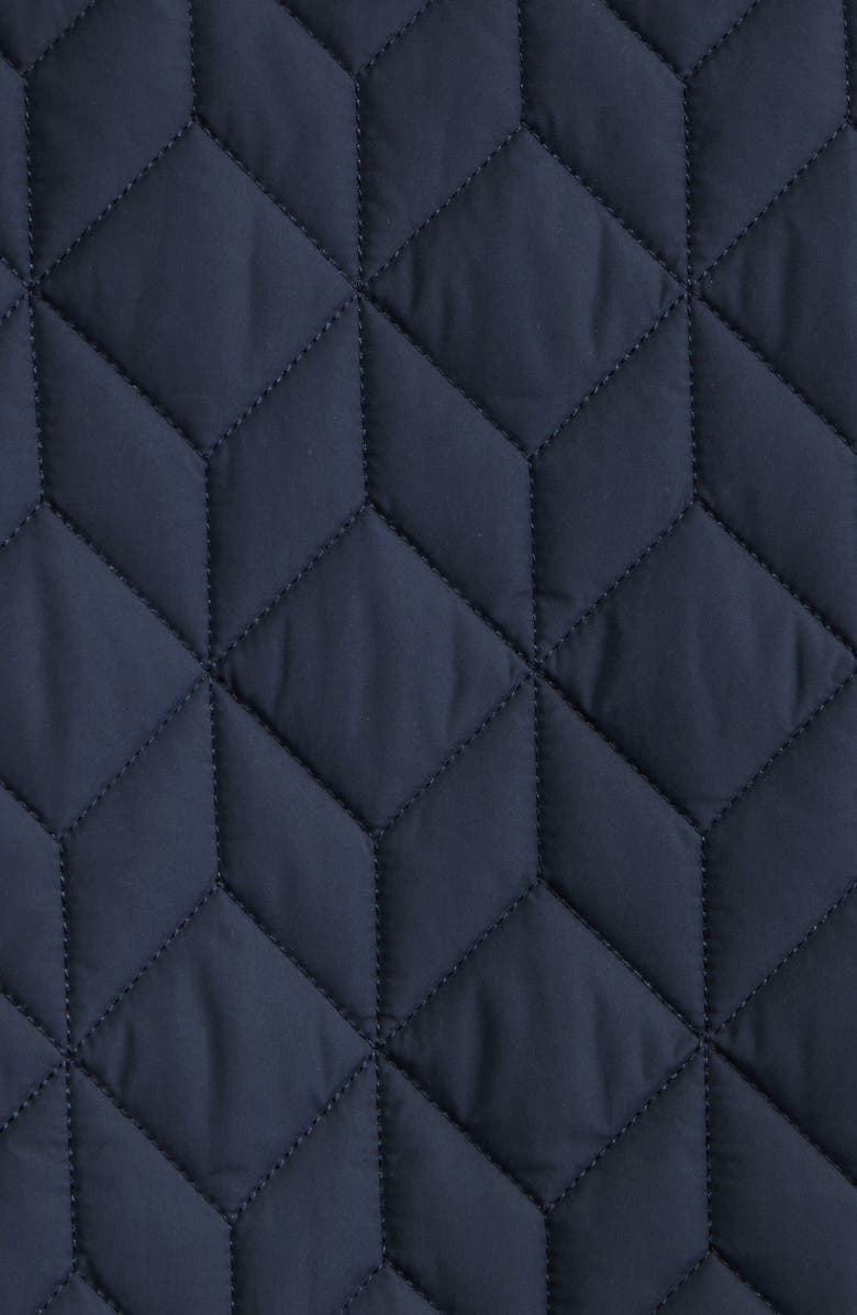 Ilse Jacobsen Art Quilted Coat, Alternate, color, Dark Indigo