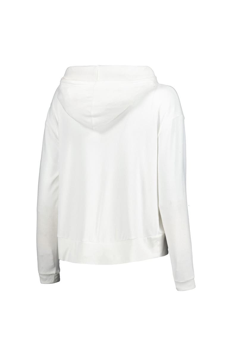 CONCEPTS SPORT Women's Concepts Sport White LAFC Accord Hoodie Long Sleeve Top, Alternate, color, 