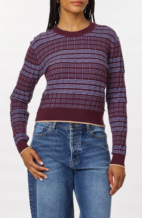 Stripe Crewneck Sweater
